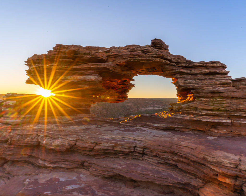 Sunrise at Nature's Window - Perth to Kalbarri road trip