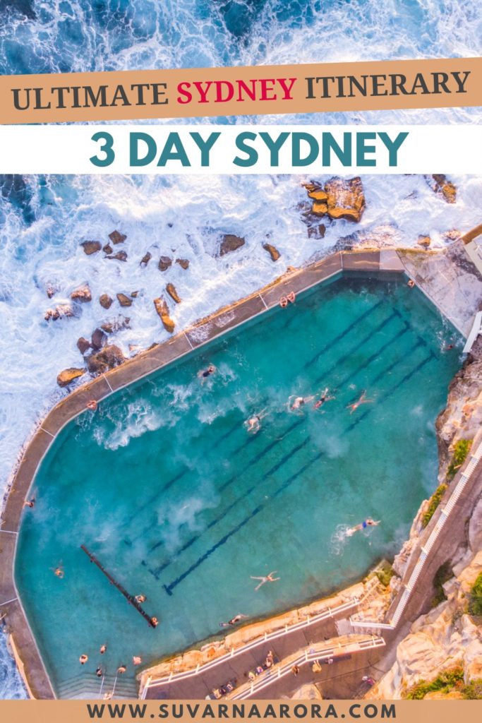 3 days Sydney Itinerary pin