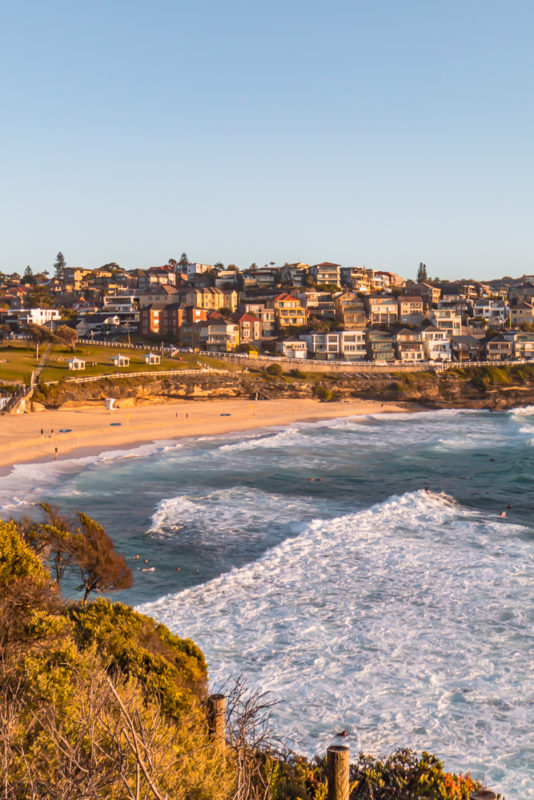 View of Bronte beach in Sydney from Parking during 3 days in sydney