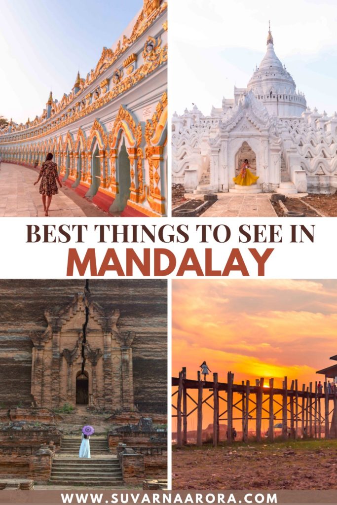 Pinterest pin for things to do in Mandalay Myanmar