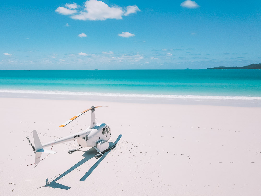 The beauty of Whitehaven beach at whitsundays in Australia