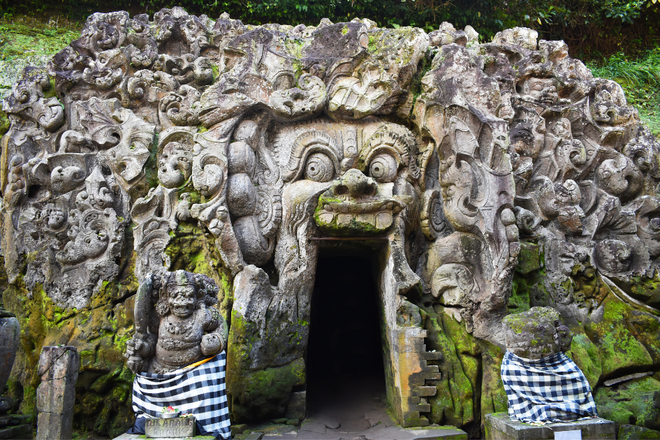 The quirkiest Goa Gajah temple in Bali