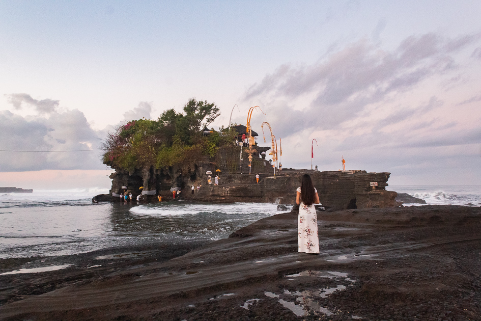 Tanah Lot is one of the most picturesque temples in bali