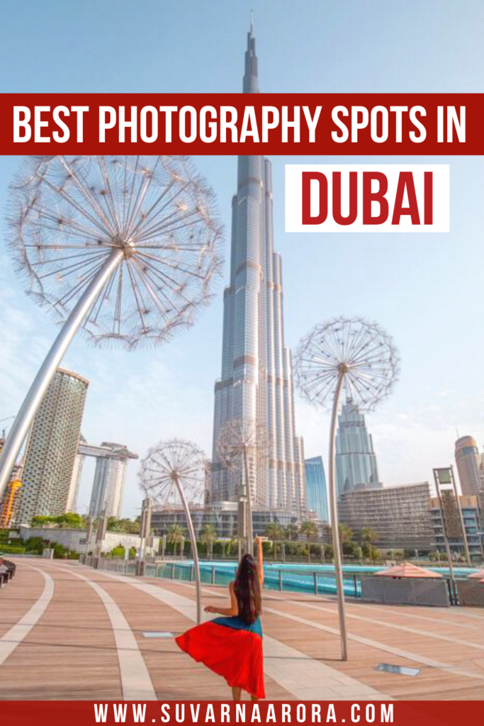 Pinterest pin for 15 instagrammable places in Dubai