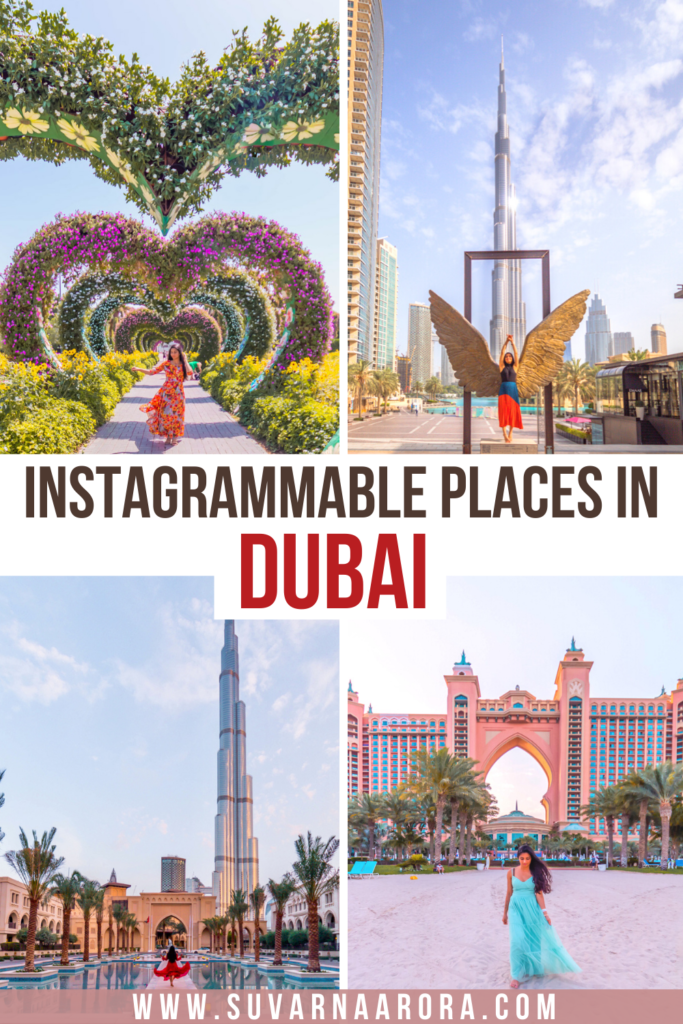 Pinterest pin for Instagrammable Places in Dubai