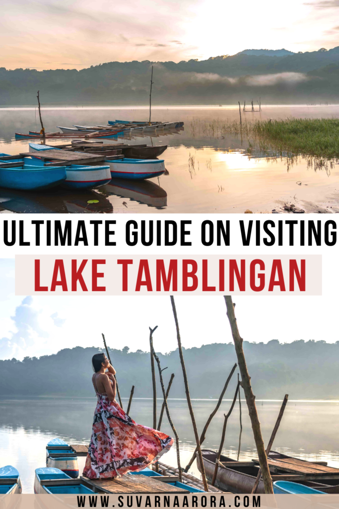 Pinterest Pin for Lake Tamblingan guide in Bali