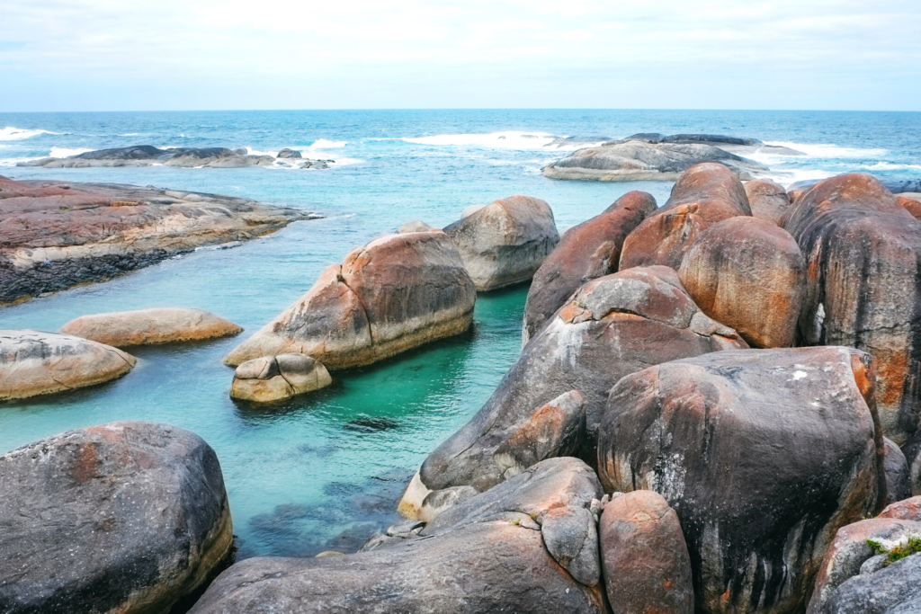 Elephant rocks at Denmark in Western Australia