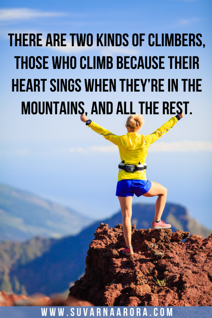 climbing mountain quotes