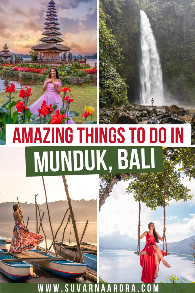 Pinterest pin for 13 Awesome things to do in Munduk Bali - The Ultimate Guide