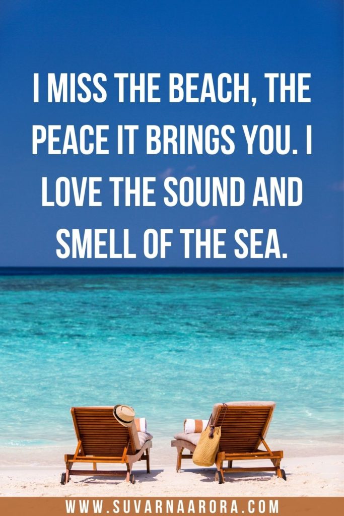 Inspirational beach quotes and captions for Instagram 