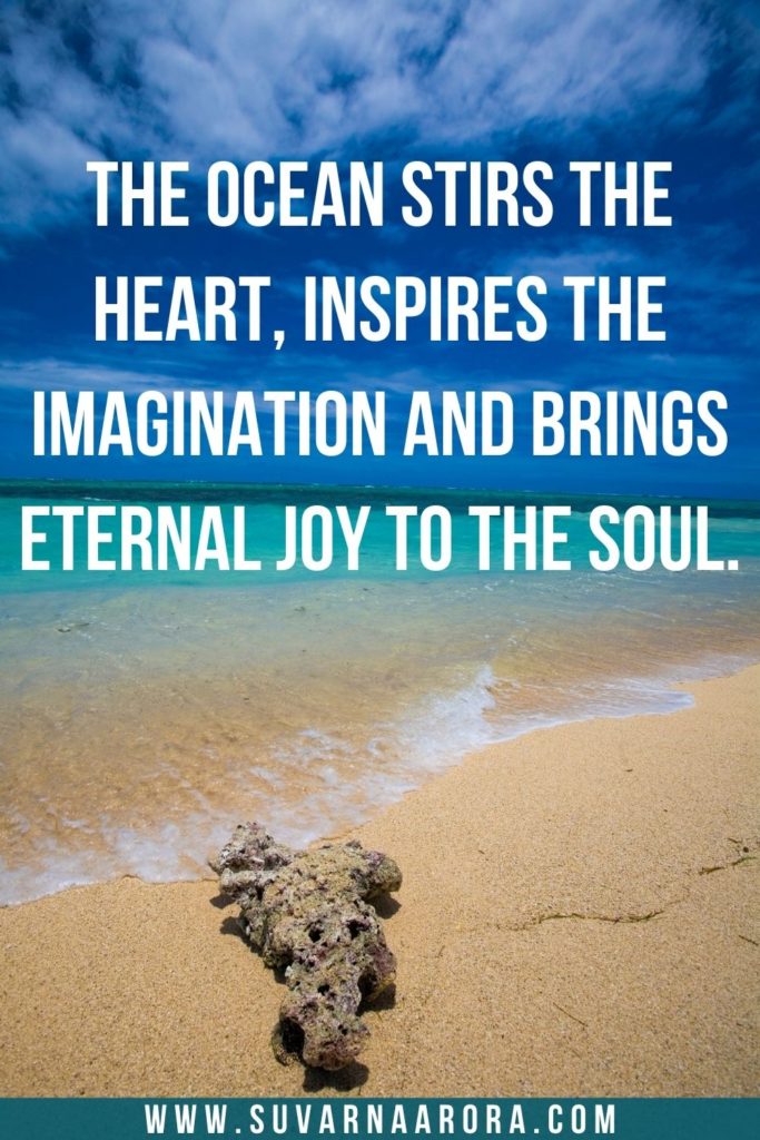 inspirational beach quotes and captions for Instagram 