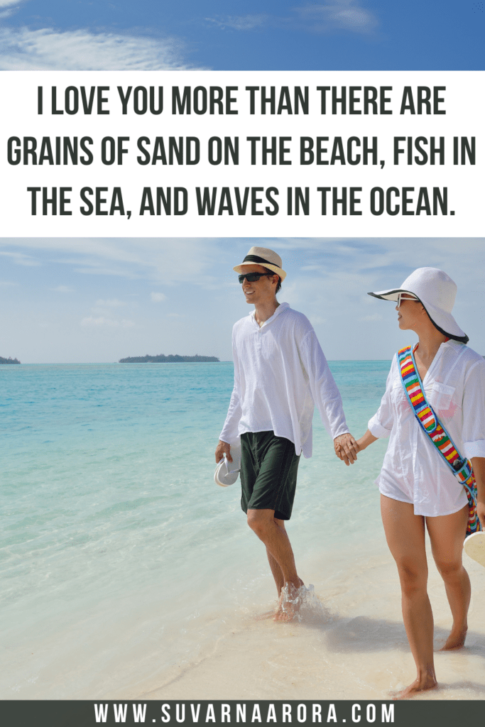 Romantic beach quotes
