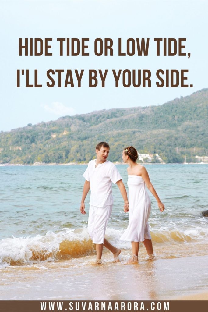romantic beach quotes and captions