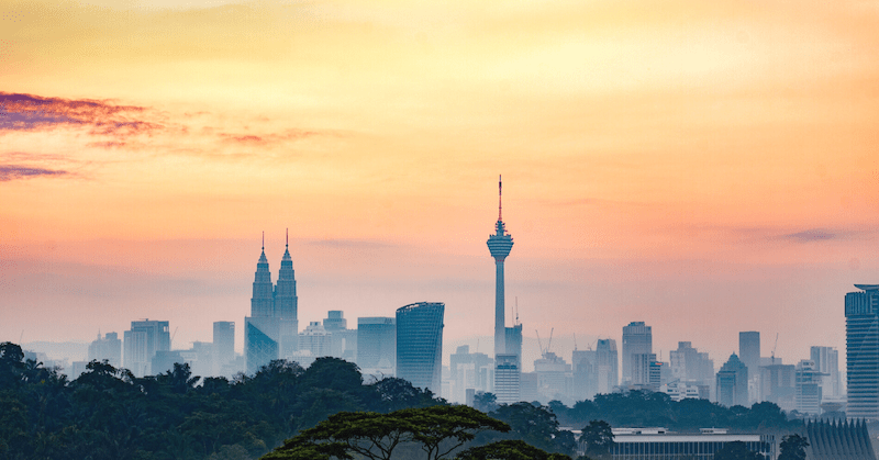 The view of Menara Tower