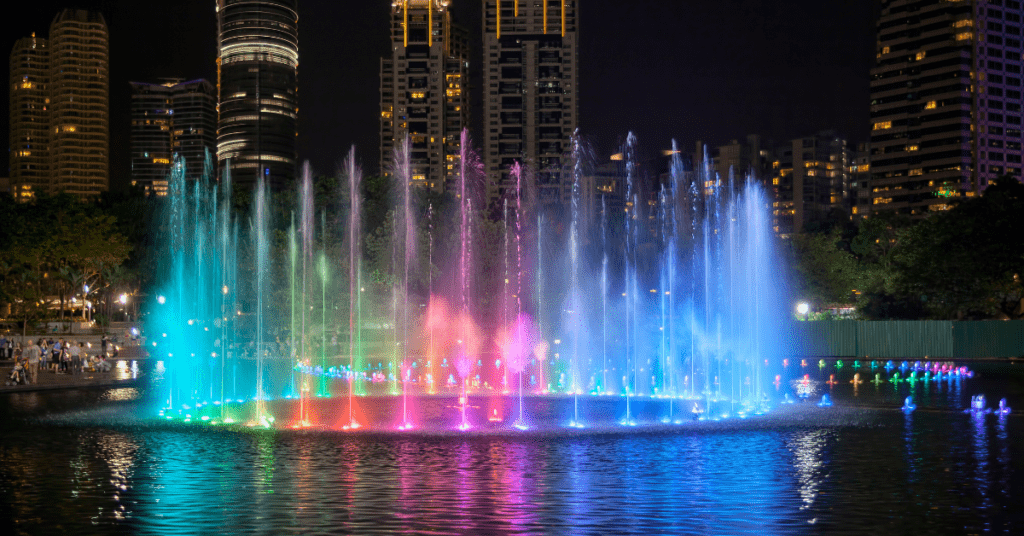 Petronas fountain Kuala lumpur