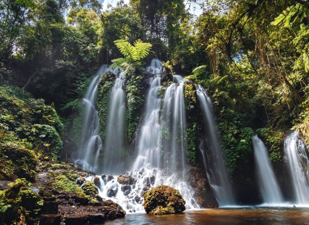 Banyu wana Amertha is one of the hidden Bali waterfalls