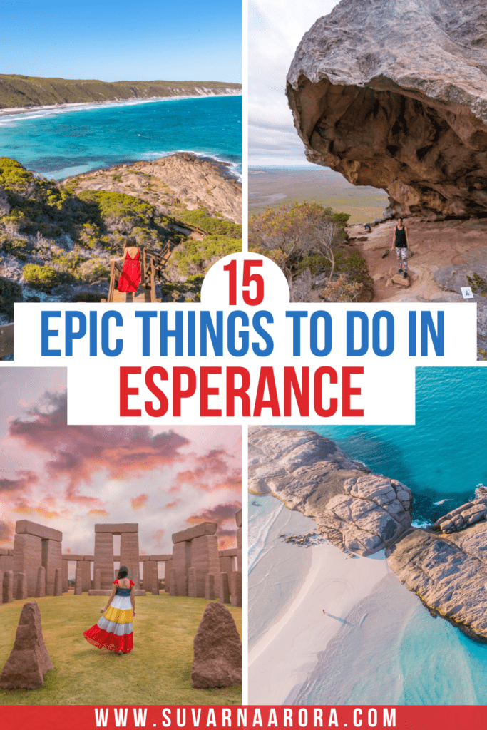 Pinterest pin for things to do in Esperance