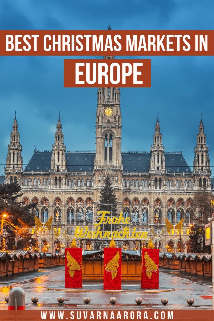 Pinterest Pin for Best Christmas markets in Europe