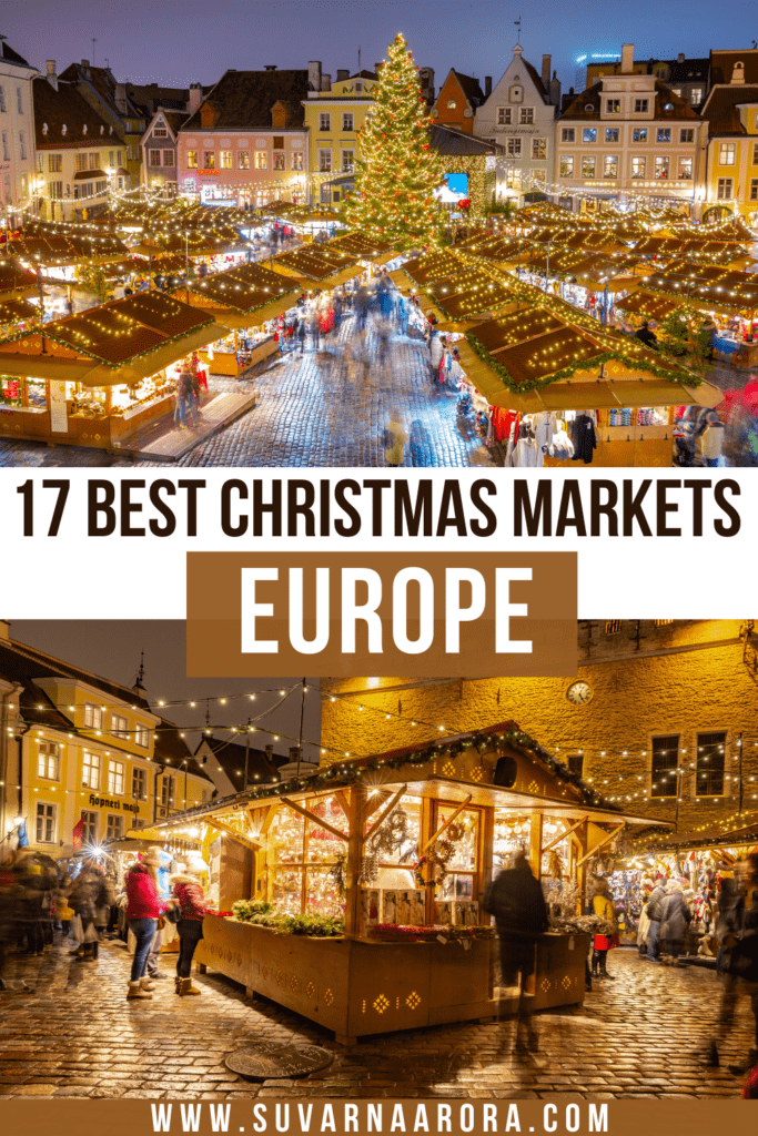 Pinterest Pin for Best Christmas markets in Europe