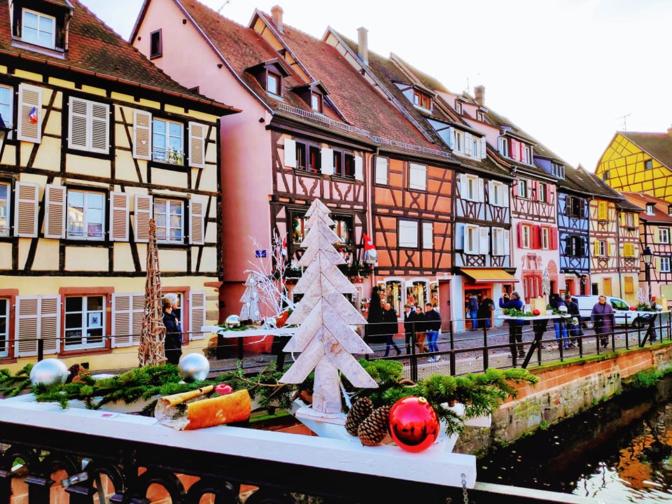 Christams Market scene at Colmar is one of the best christmas markets in europe