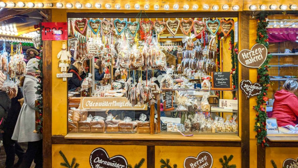 A scene from Frankfurt Christmas Market in Germany