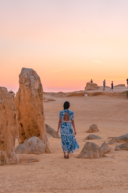 Sunset at Pinnacles Desert is one of the best things to do around Perth