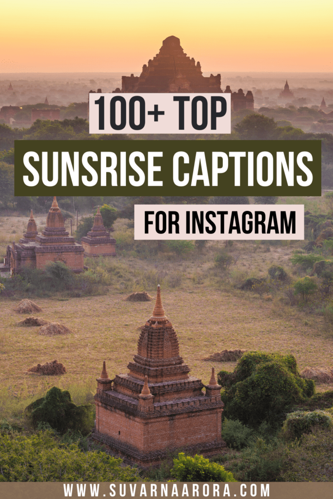 Pinterest pin for 110 Incredible Sunrise Captions for Instagram
