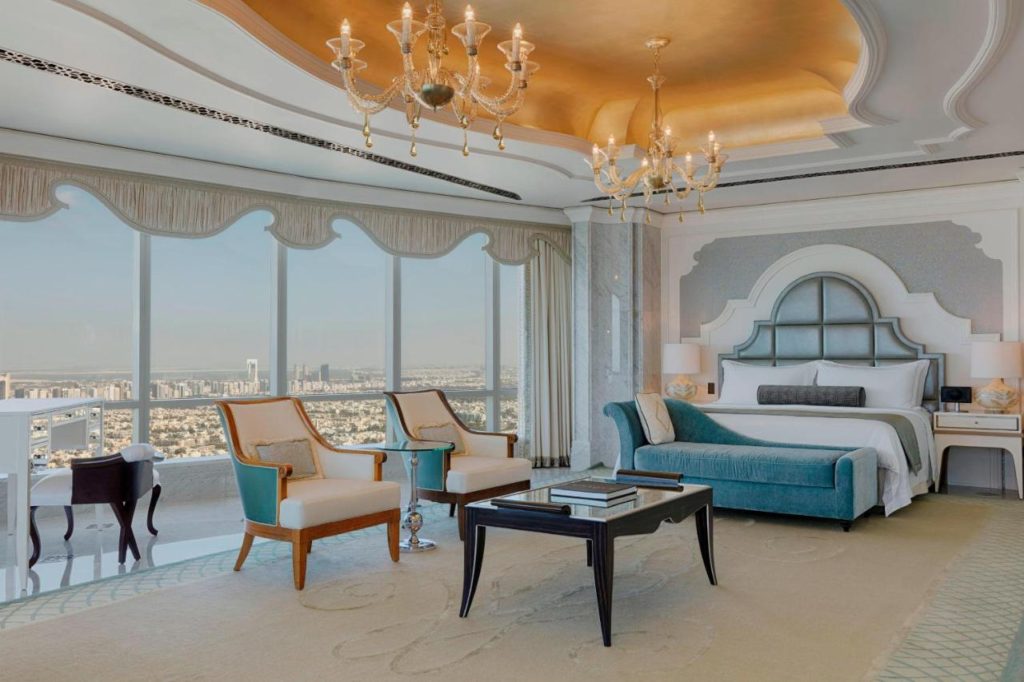 The suite at St-Regis Abu Dhabi